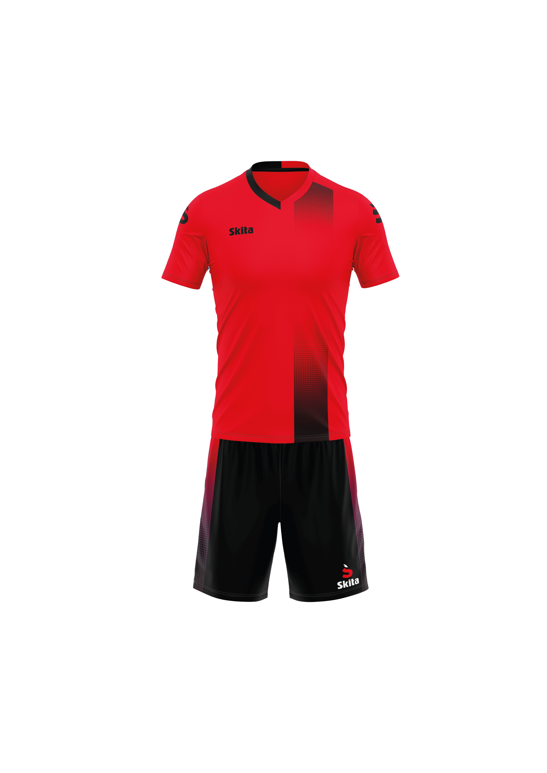 Maillot Short TAVIRA (rouge/noir)